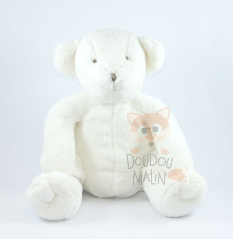 Dpam peluche ours crème 40 cm 